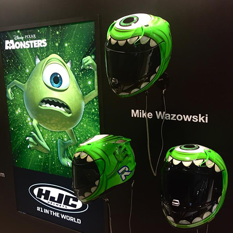 Capacete HJC Mike Wazowski