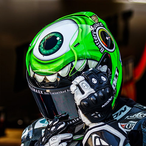 Capacete integral HJC RPHA 11 Disney Pixar Mike Wazowski MC4